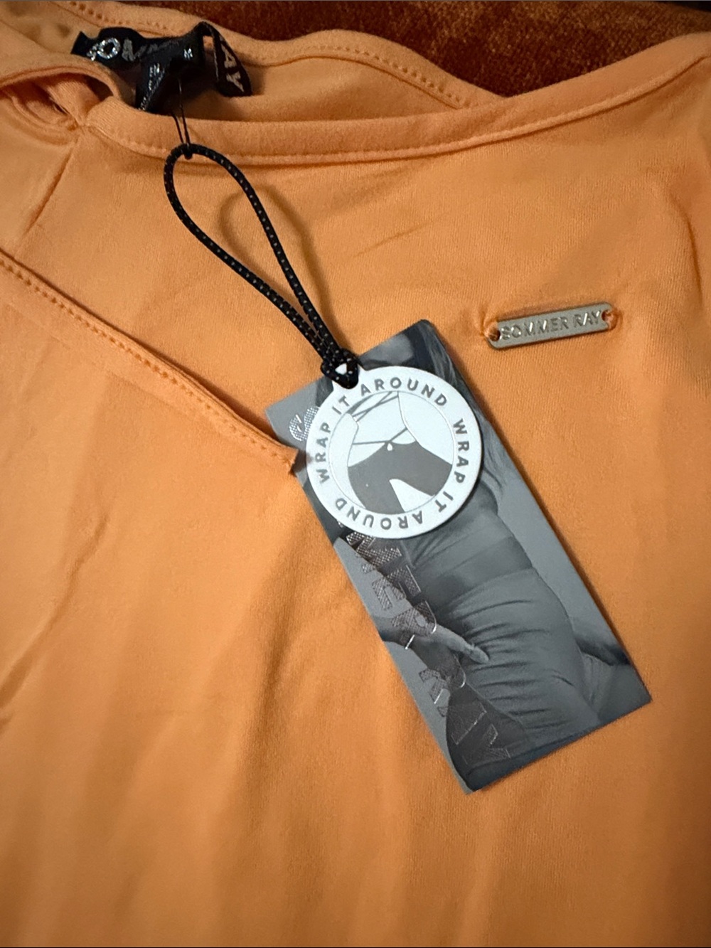Sommer Ray | Orange Tie-Waist Flared Pants | M | NWT